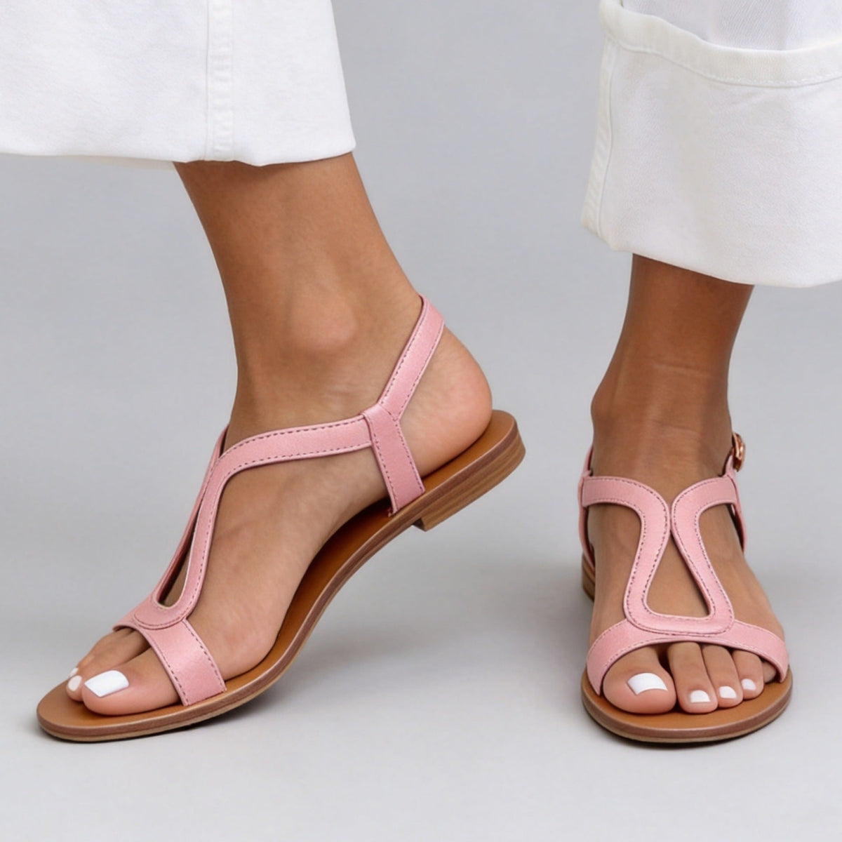 Casual Flat Open-Toe Strap Sandals