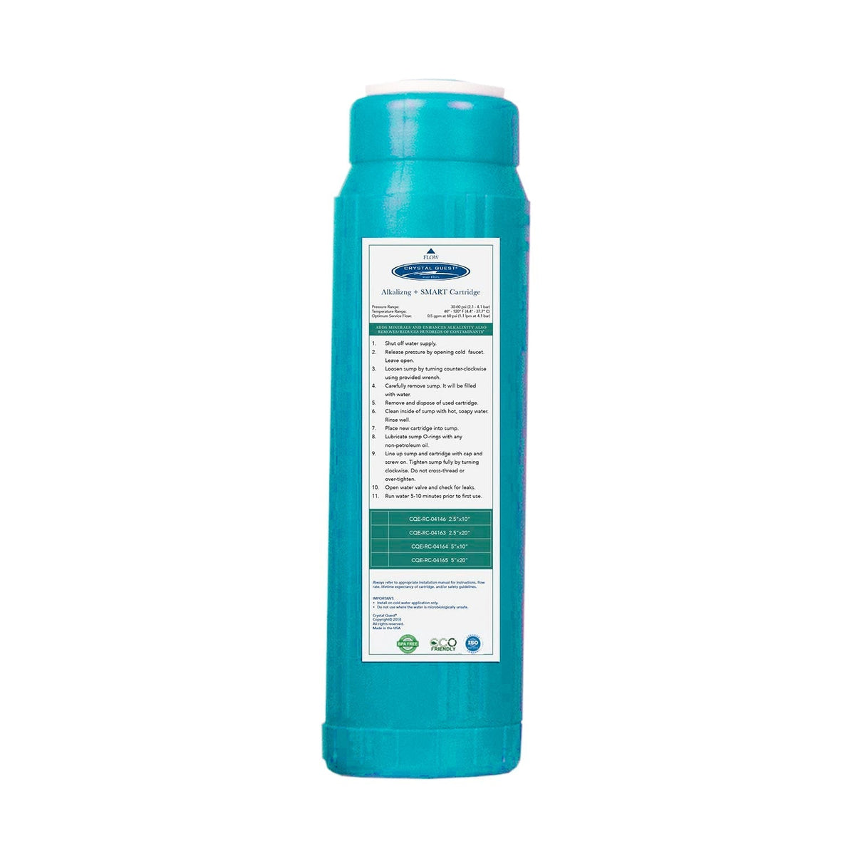 Alkalize/Ionizer, Mineralizer & Oxidation + SMART Filter Cartridge