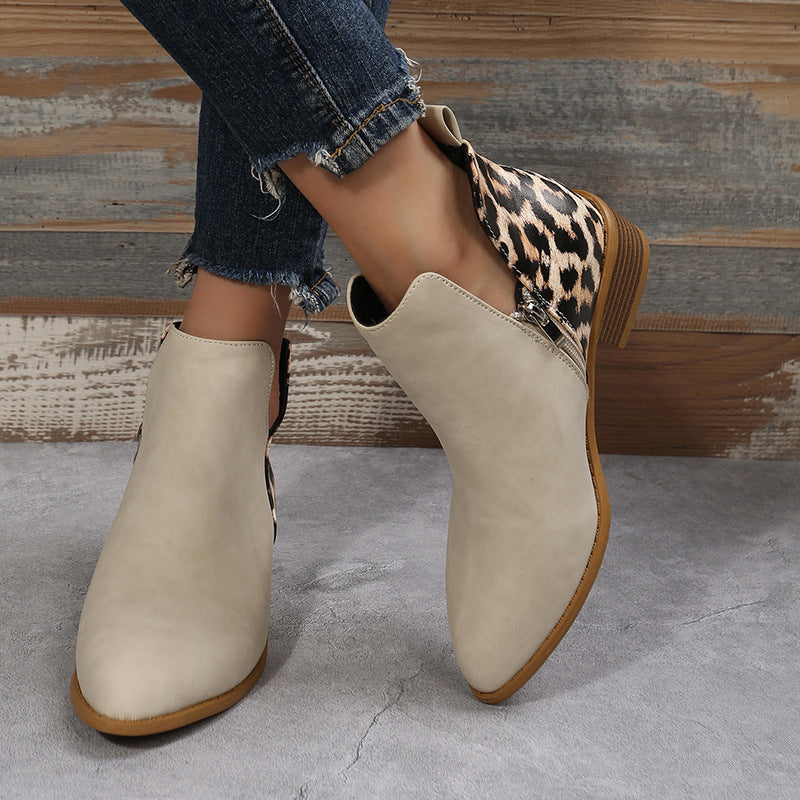 Women's Low-Heel Martin Boots