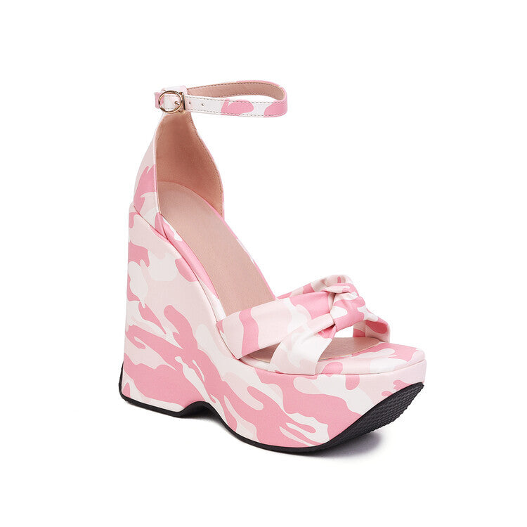 Women's Platform Wedge High-Heel Sandals