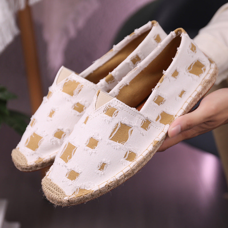 Personality Slip-on Canvas Loafers
