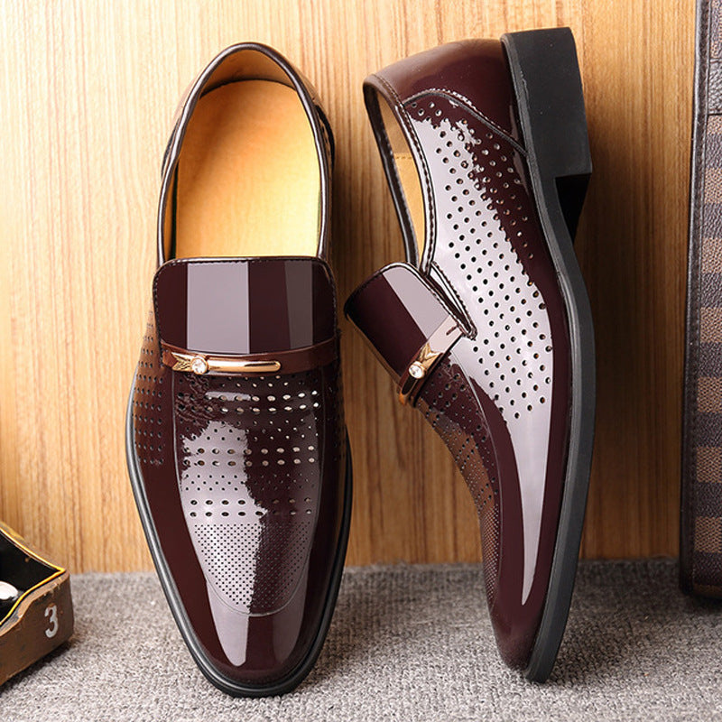 Men's Business Breathable Casual Leather Sandals