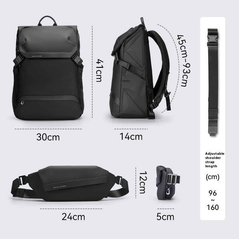 Men's Business Travel Computer Backpack