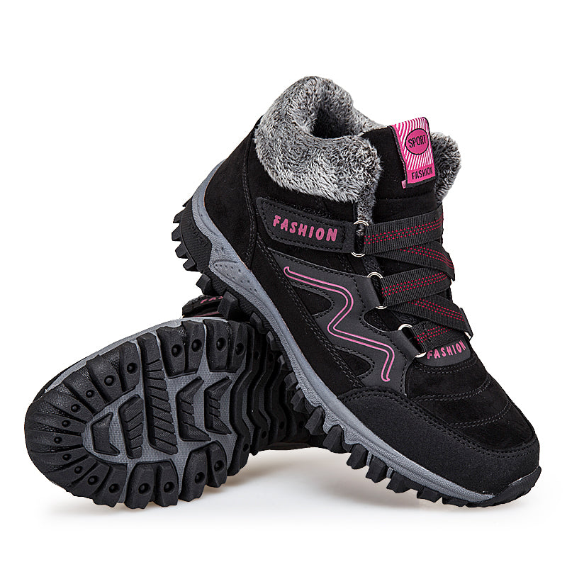 Women's Outdoor Snow Velvet Warm Flats