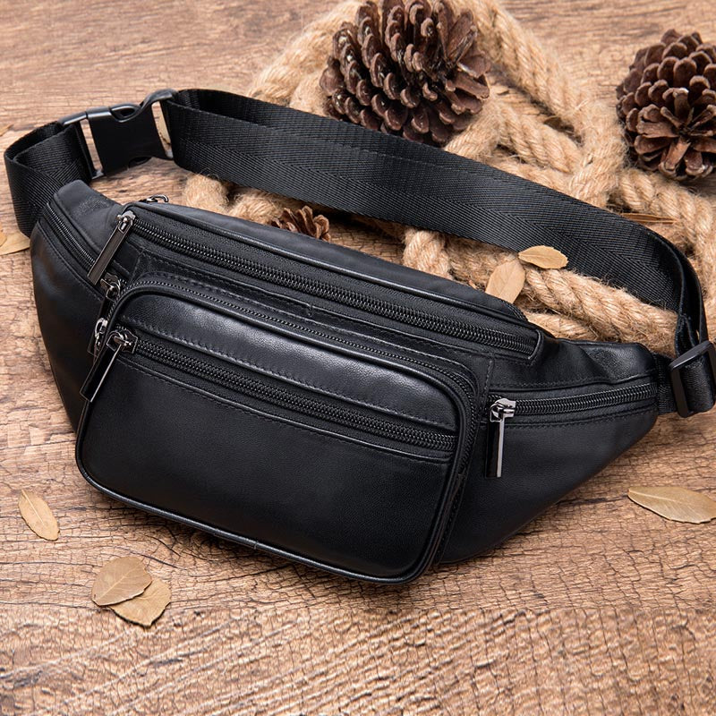 Sheepskin Portable Chest Waist Bag
