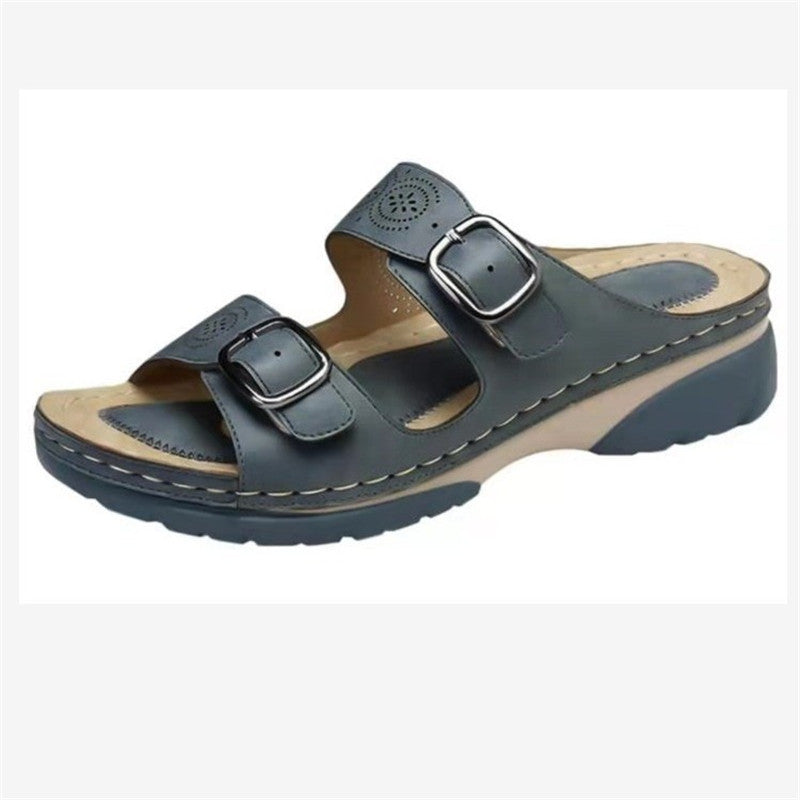 Women's Slope Heel Platform Casual Sandals