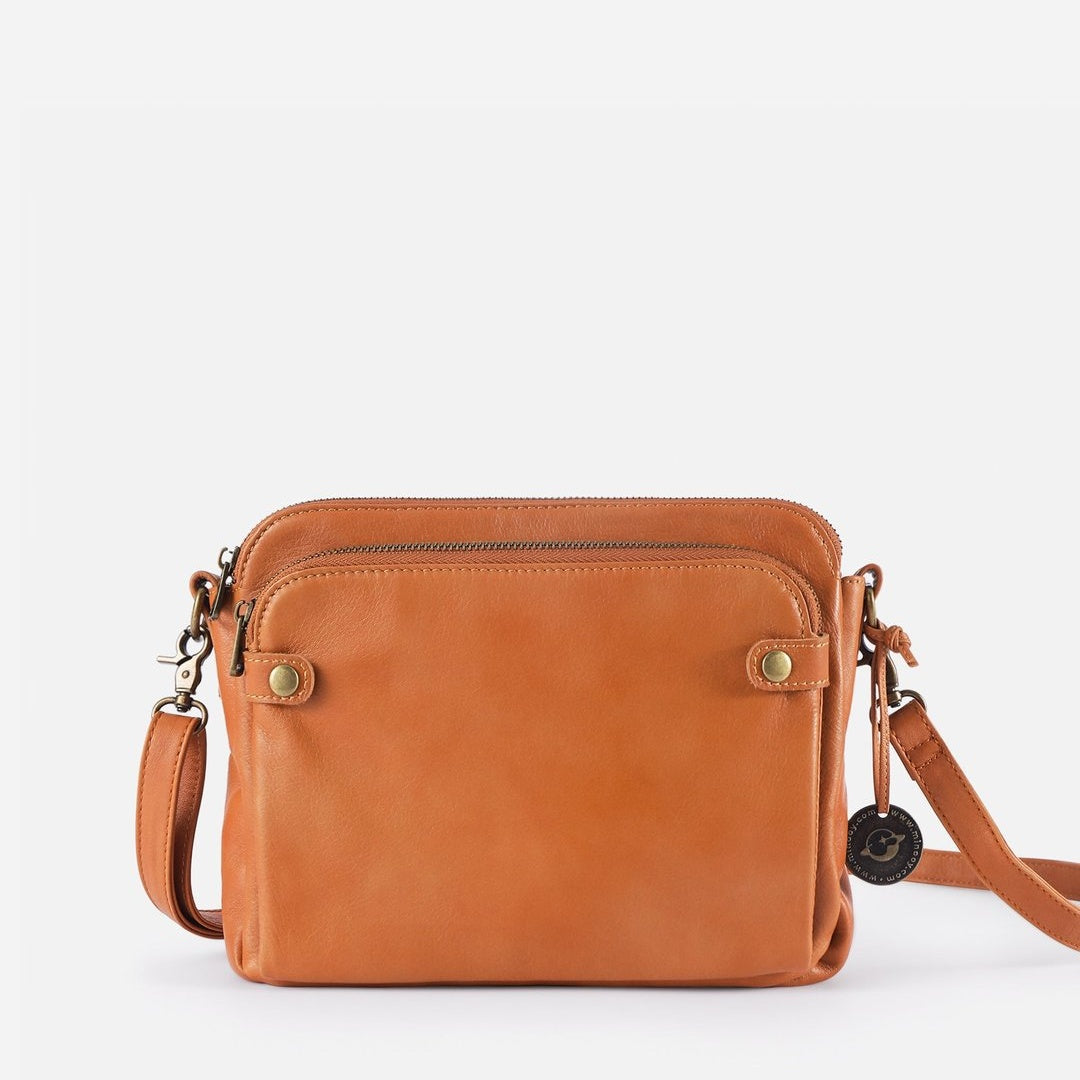 Retro Three-Layer Messenger Bag Travel Bag