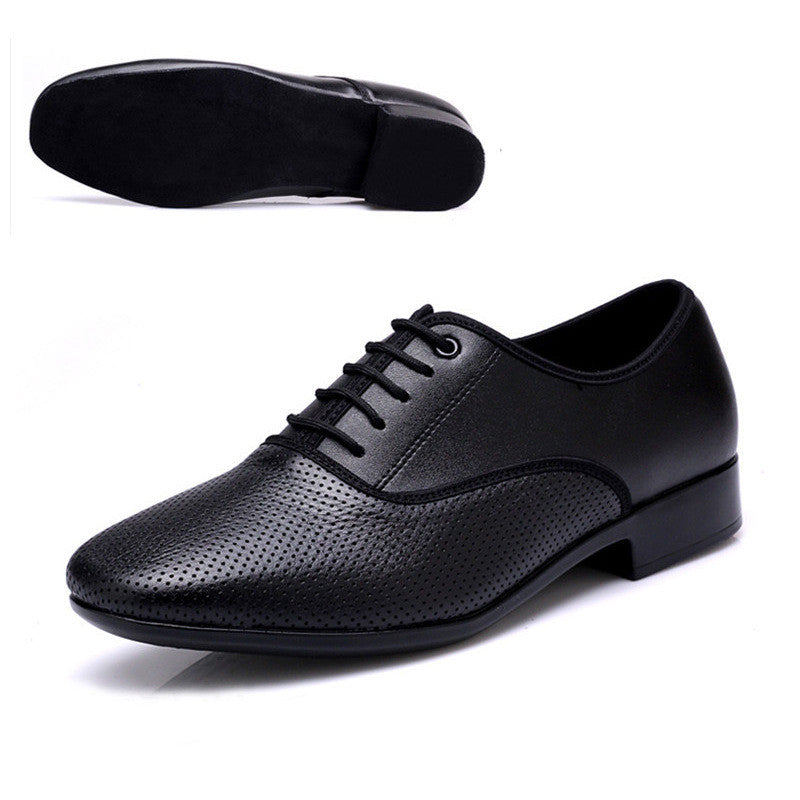 Men's Microfiber Leather Wear-Resistant Dancing Shoes