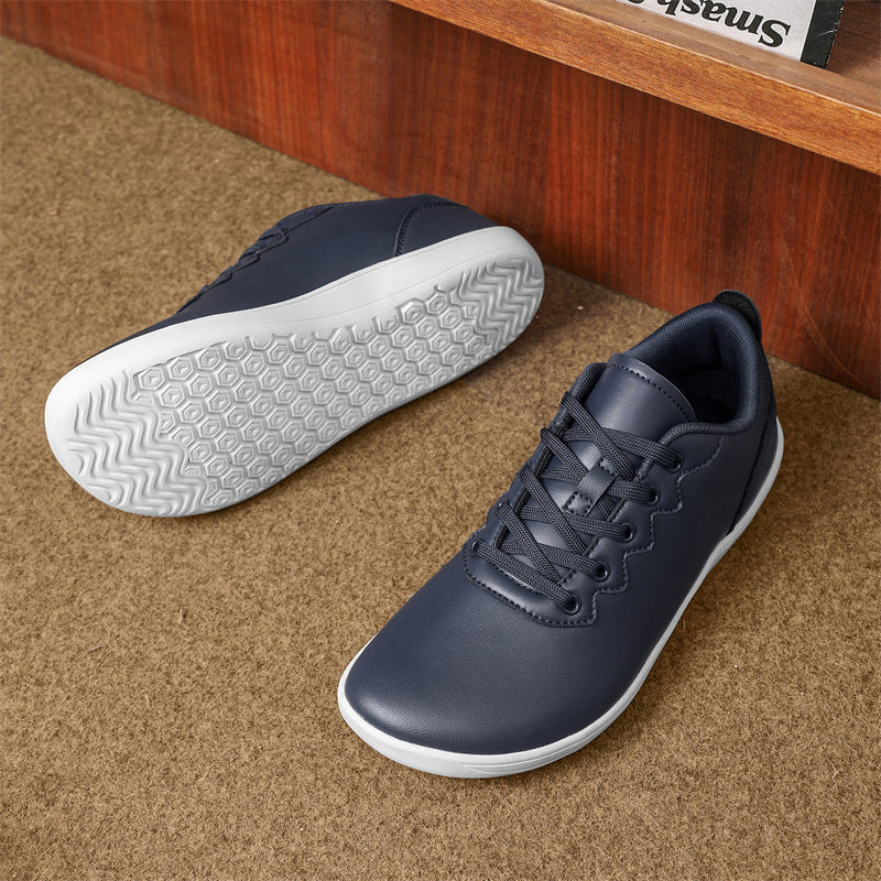 Low-Top Lace-Up Casual Sneakers