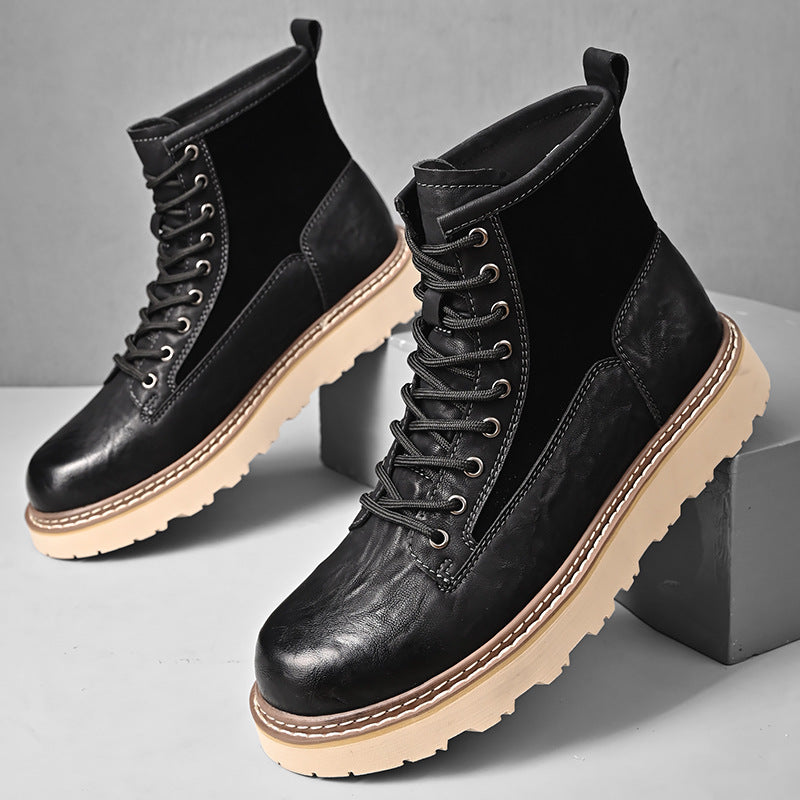 Men's Trend High-top British Style Working Boots