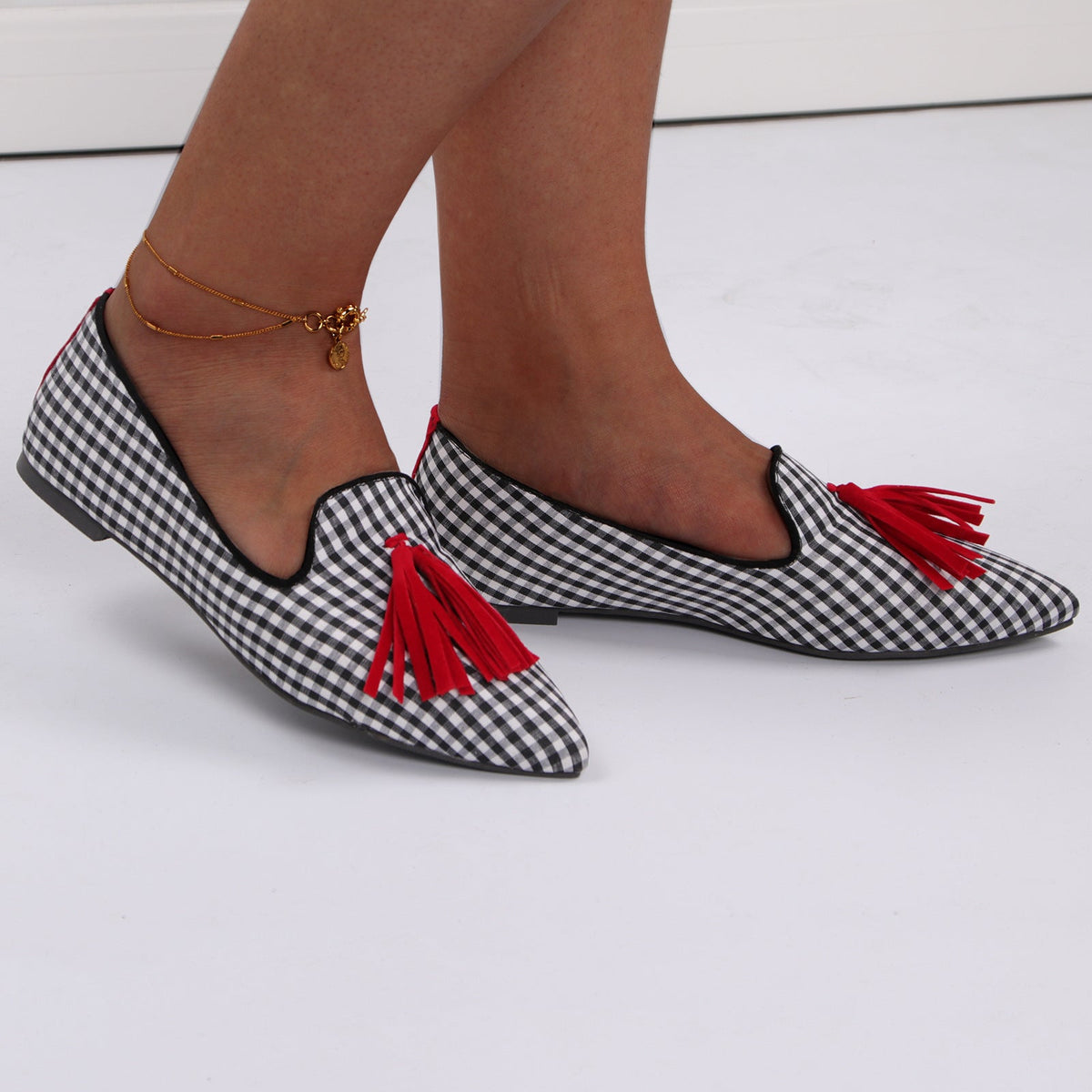 Women's Tassel Pointed-Toe Sandals