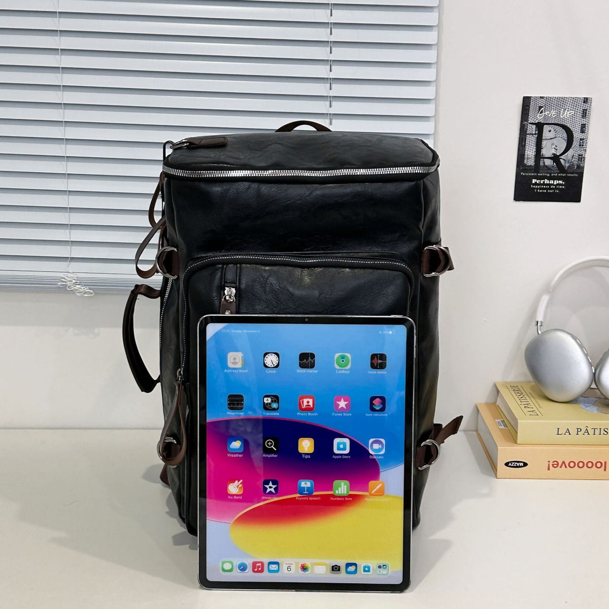 Men's Simple Crossbody Business Backpack Crossbody Bag