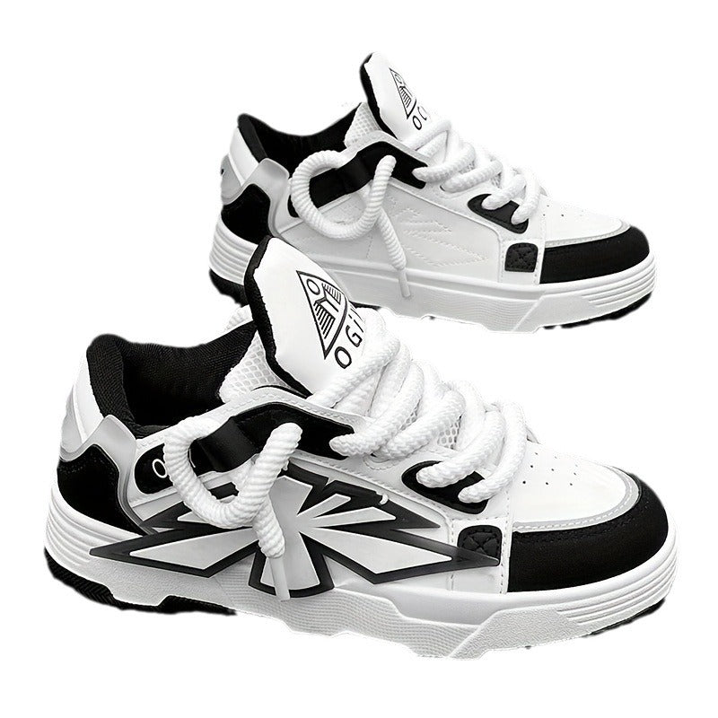 Men's Niche Thick Bottom Harajuku Clunky Sneakers