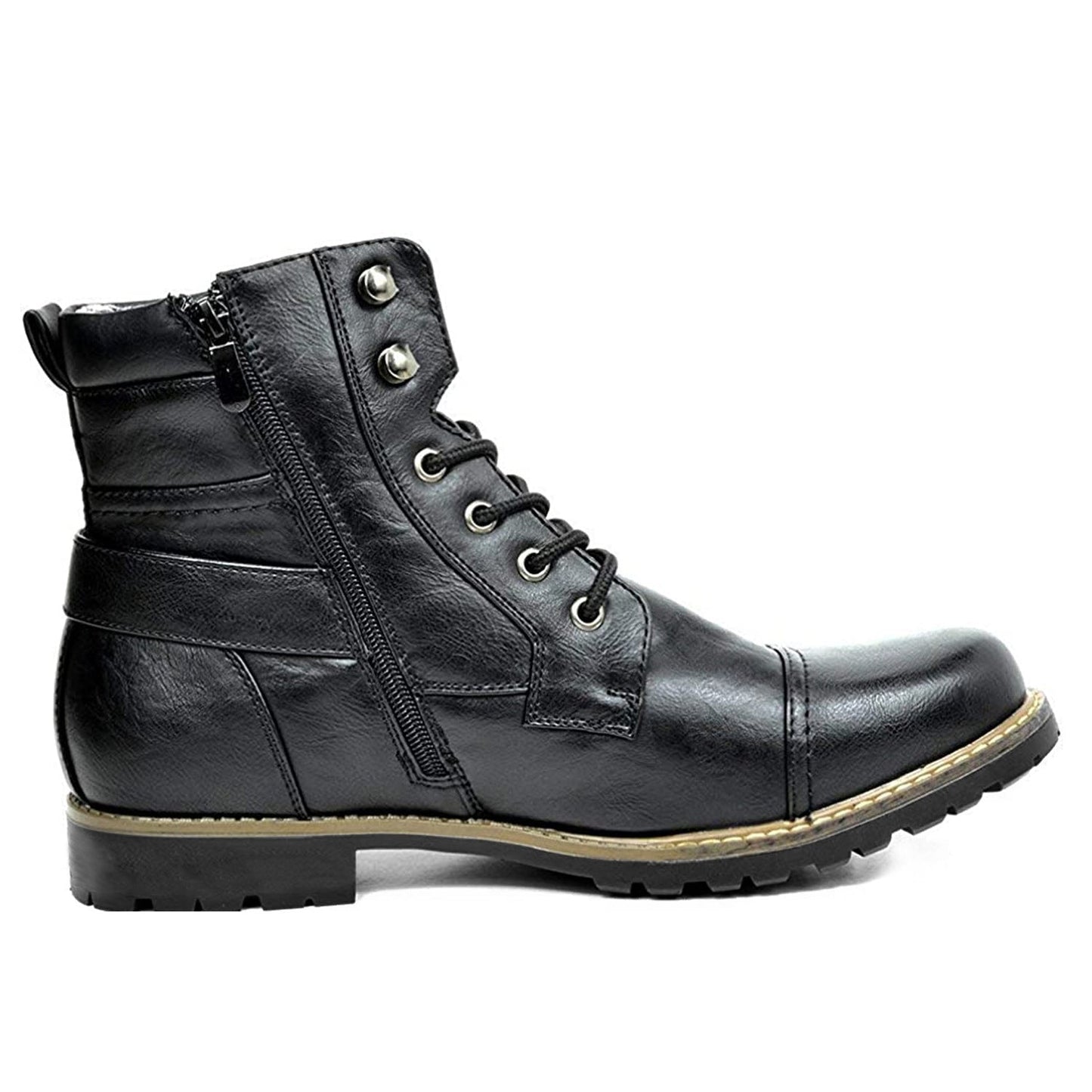 Men's Double Zipper Boots