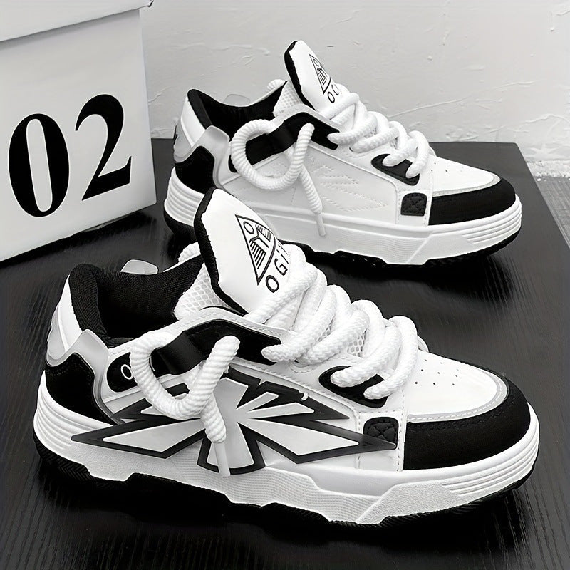 Men's Niche Thick Bottom Harajuku Clunky Sneakers