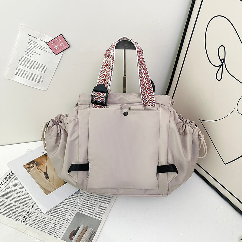 Nylon Fabric Large Capacity Travel Tote Handbag
