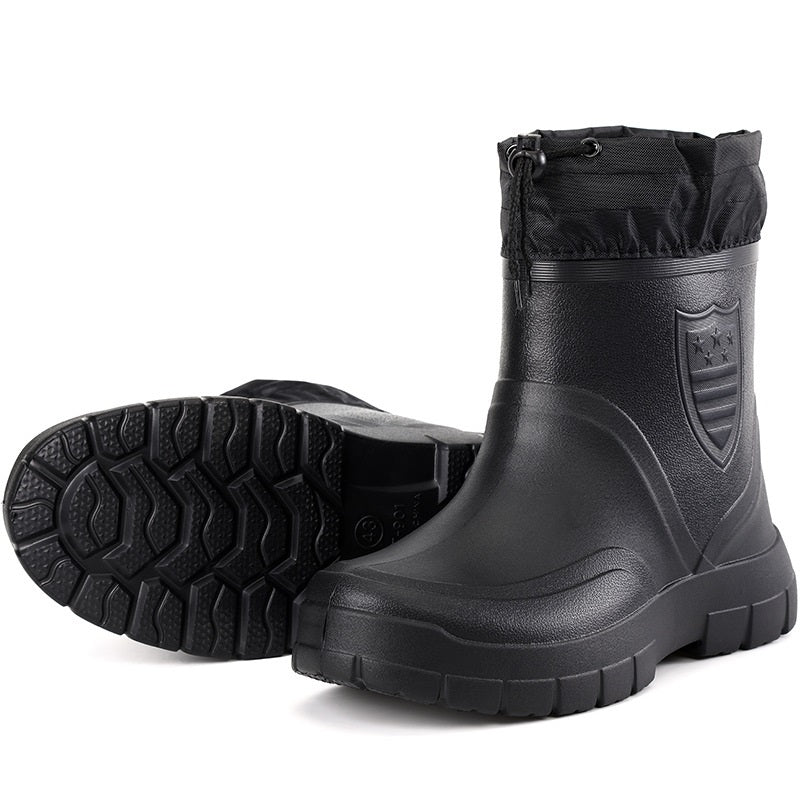 Men's EVA Low Barrel Rubber Shoes