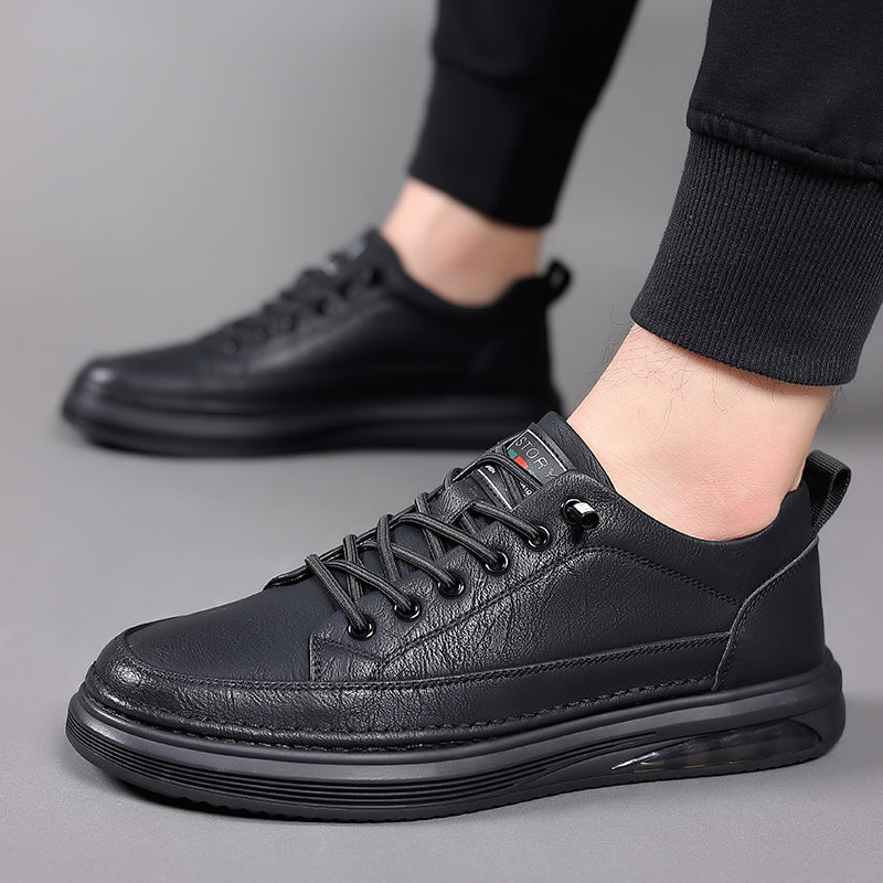 Cotton-padded Velvet Casual Lace-Up Flats