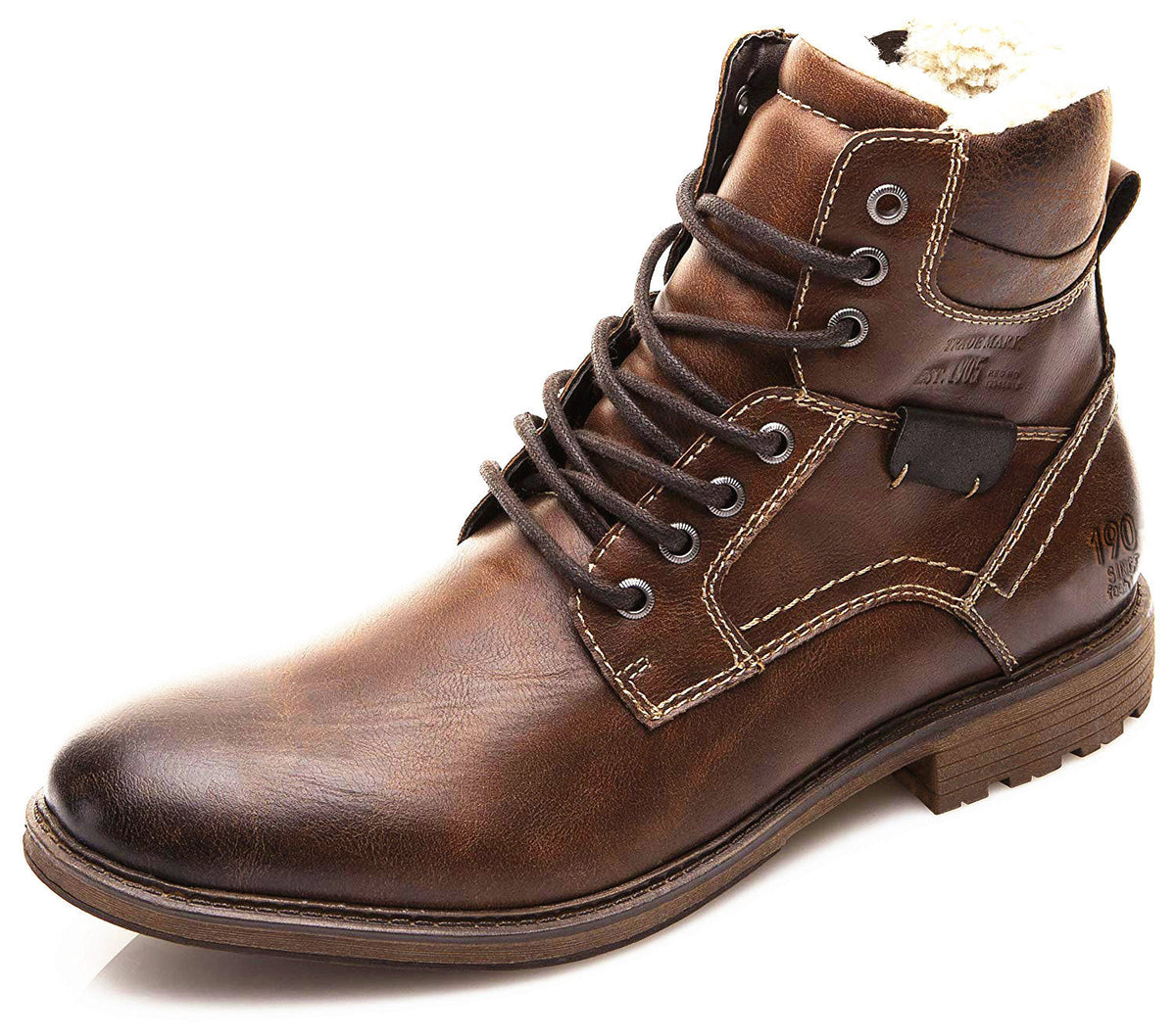 Men's Warm Lined Martin Boots