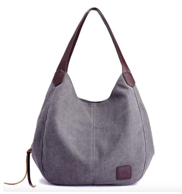 Women's The Traveler Canvas Shoulder Tote Travel Bag