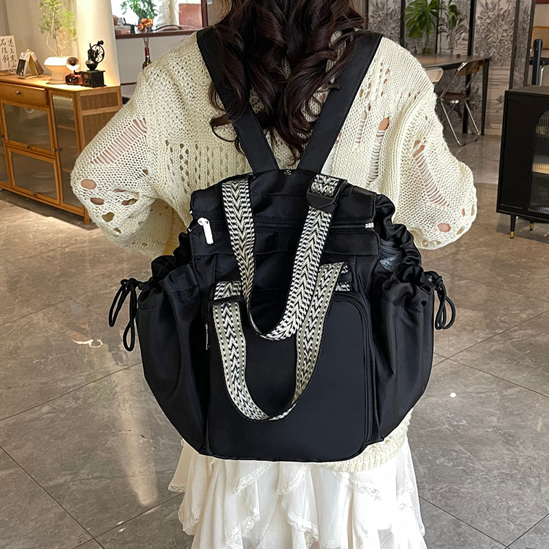 Nylon Fabric Large Capacity Travel Tote Handbag