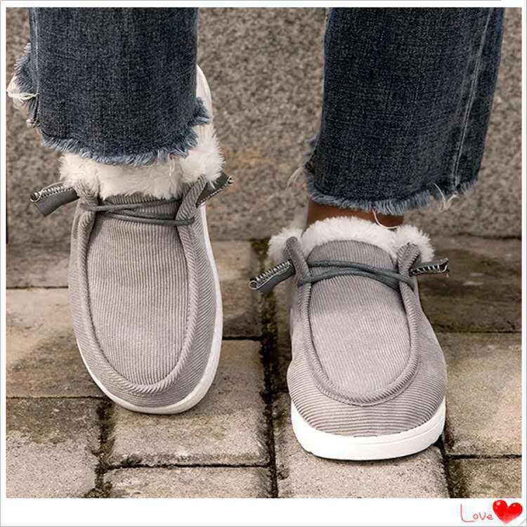 Women's Flat Warm Cotton Shoes