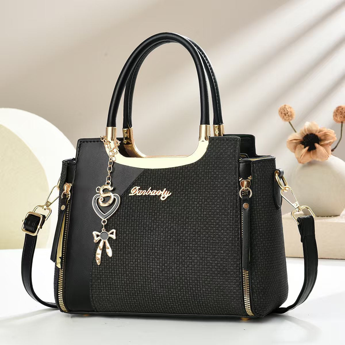 Chic Small Square Crossbody Handheld Tote Crossbody Bag