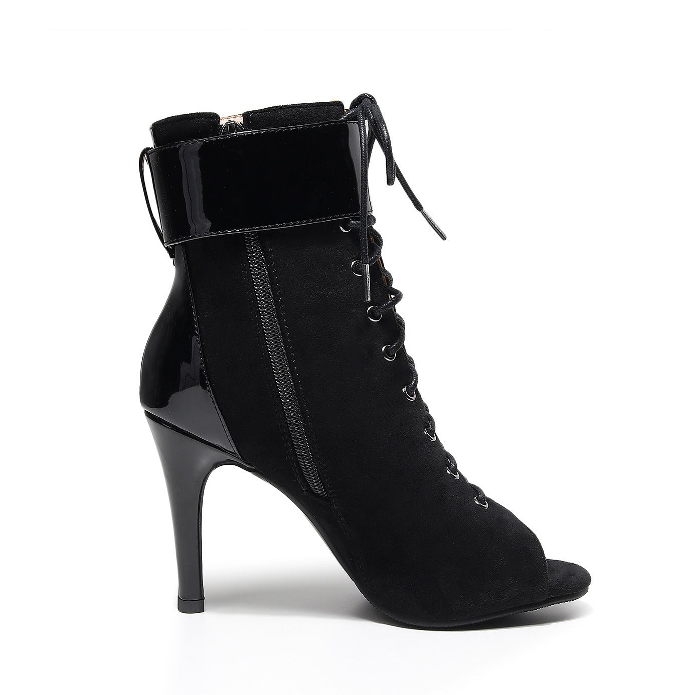 Stiletto Peep-Toe Mesh High-Heel Sandals