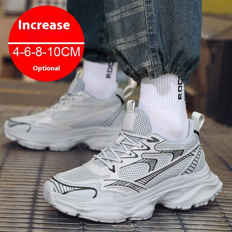 Unisex Casual Breathable Invisible Height Increasing Flats