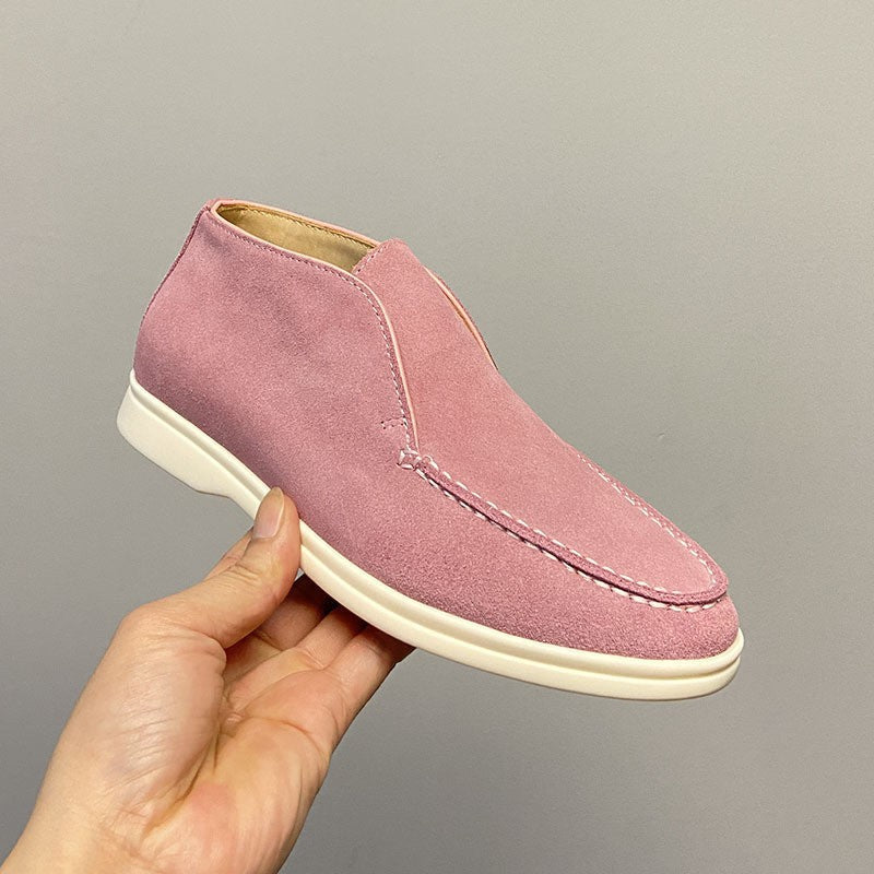 Retro Flat Ankle-length Loafers