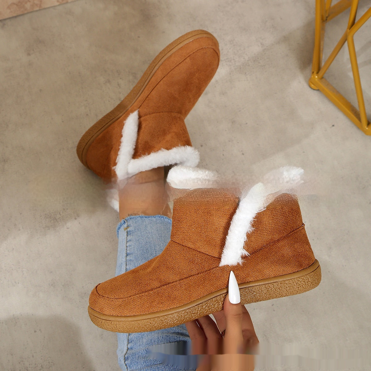 Insulated Cotton-padded Flats