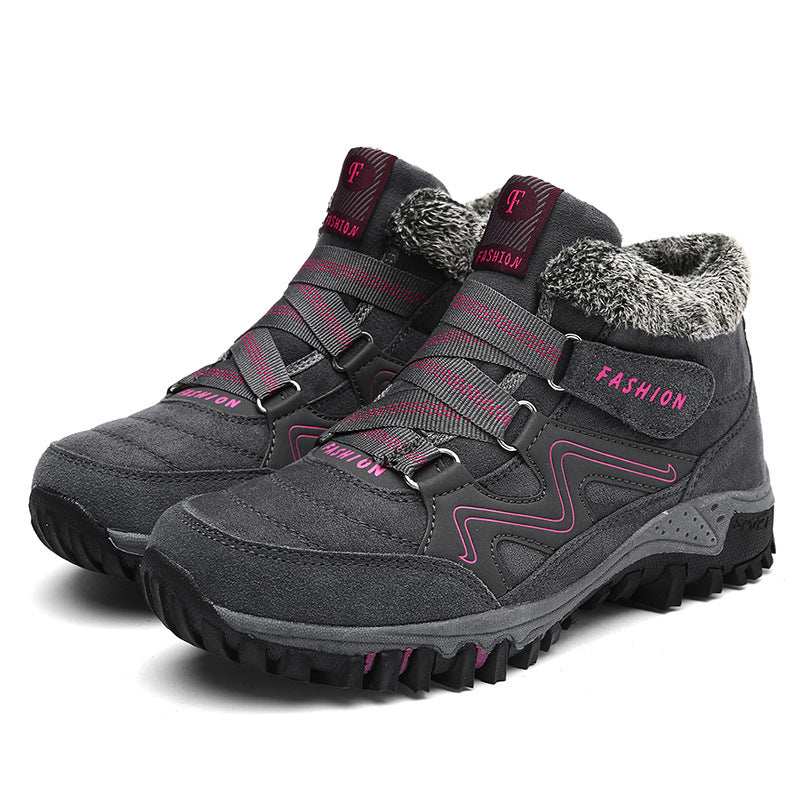 Women's Outdoor Snow Velvet Warm Flats