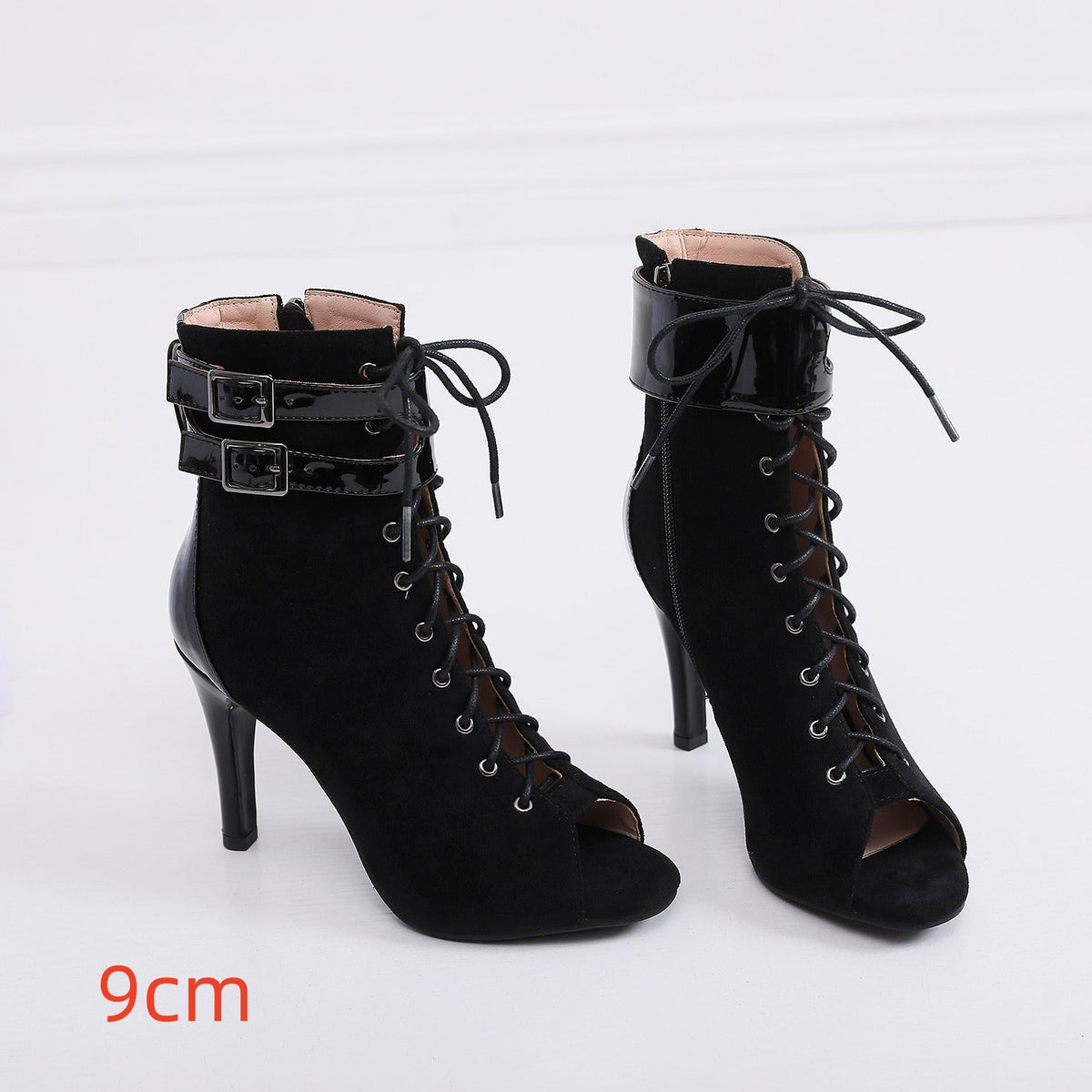 Stiletto Peep-Toe Mesh High-Heel Sandals