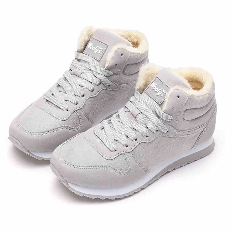 Velvet Non-slip Student Sports Cotton Shoes