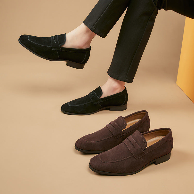 Men's Slip-on Japanese Style Suede Shoes