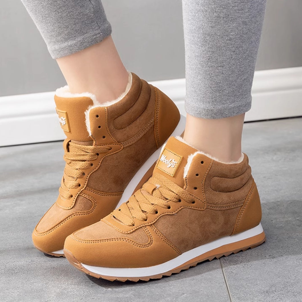 Velvet Non-slip Student Sports Cotton Shoes
