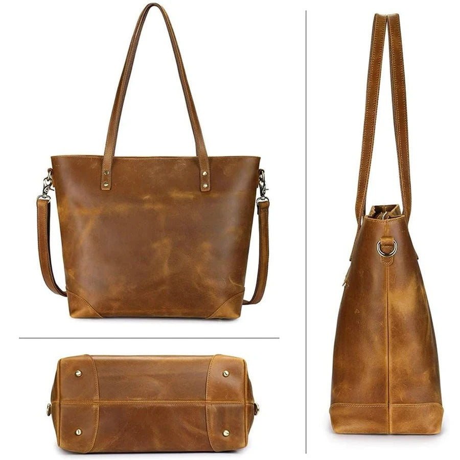 Vintage Vegetable Soft Oil Waxed Travel Bag
