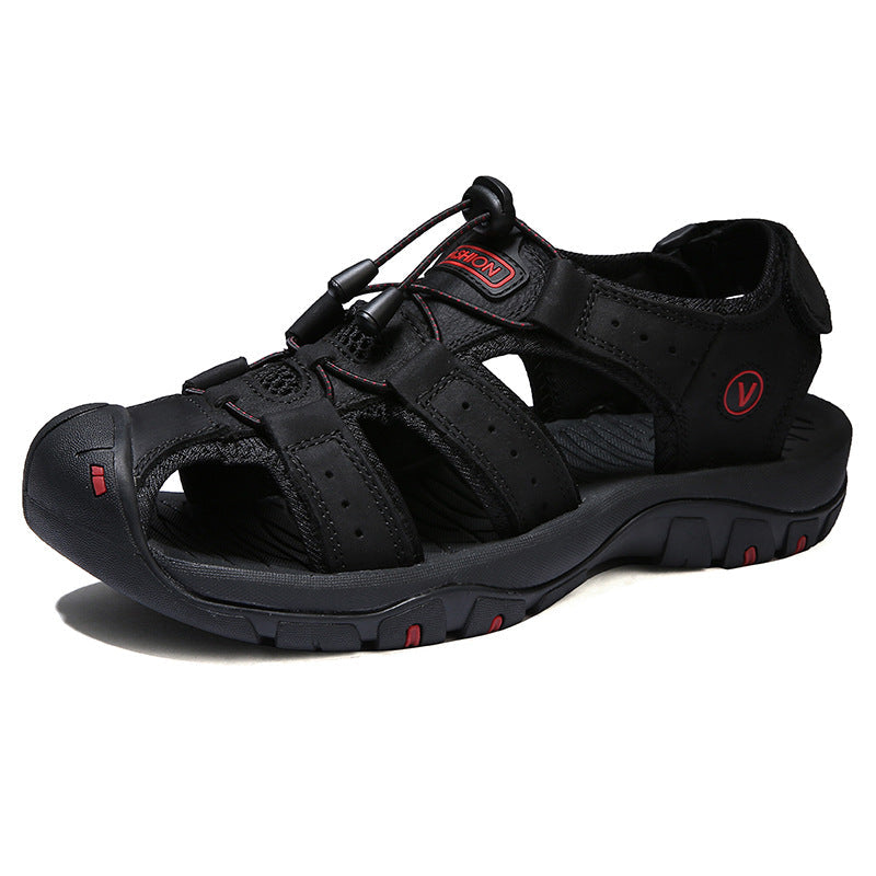 Men's Outdoor Leather Sports Sandals