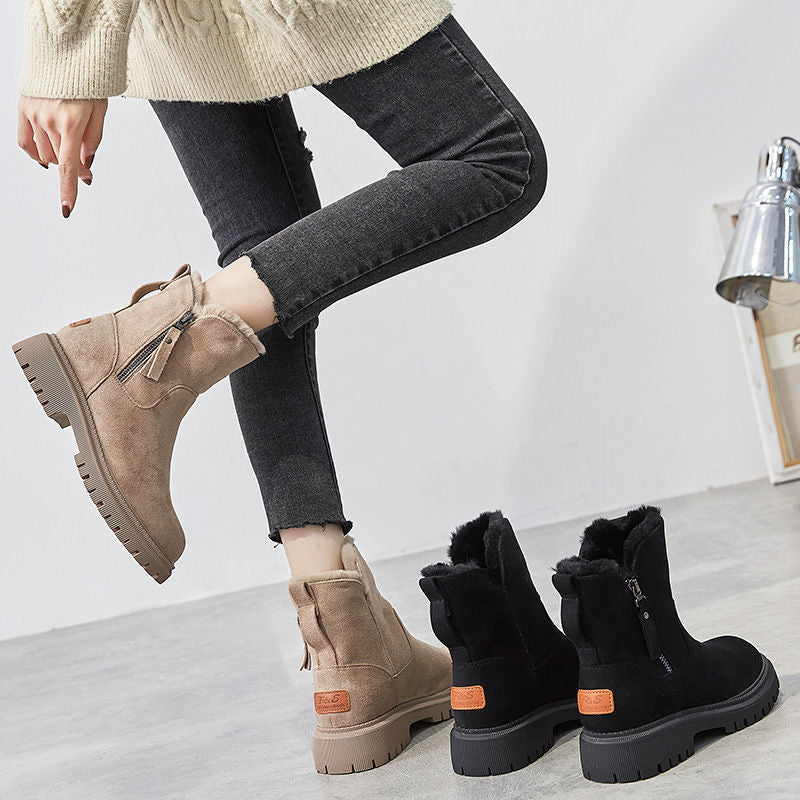 Women's Fleece-Lined Side Zip Boots