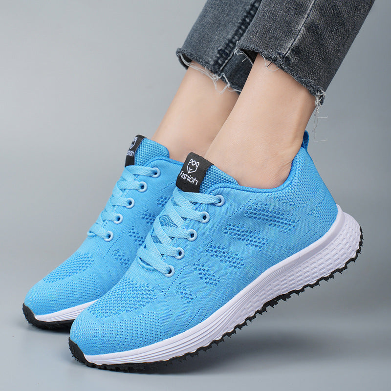 Women's Mesh Lace-Up Sneakers