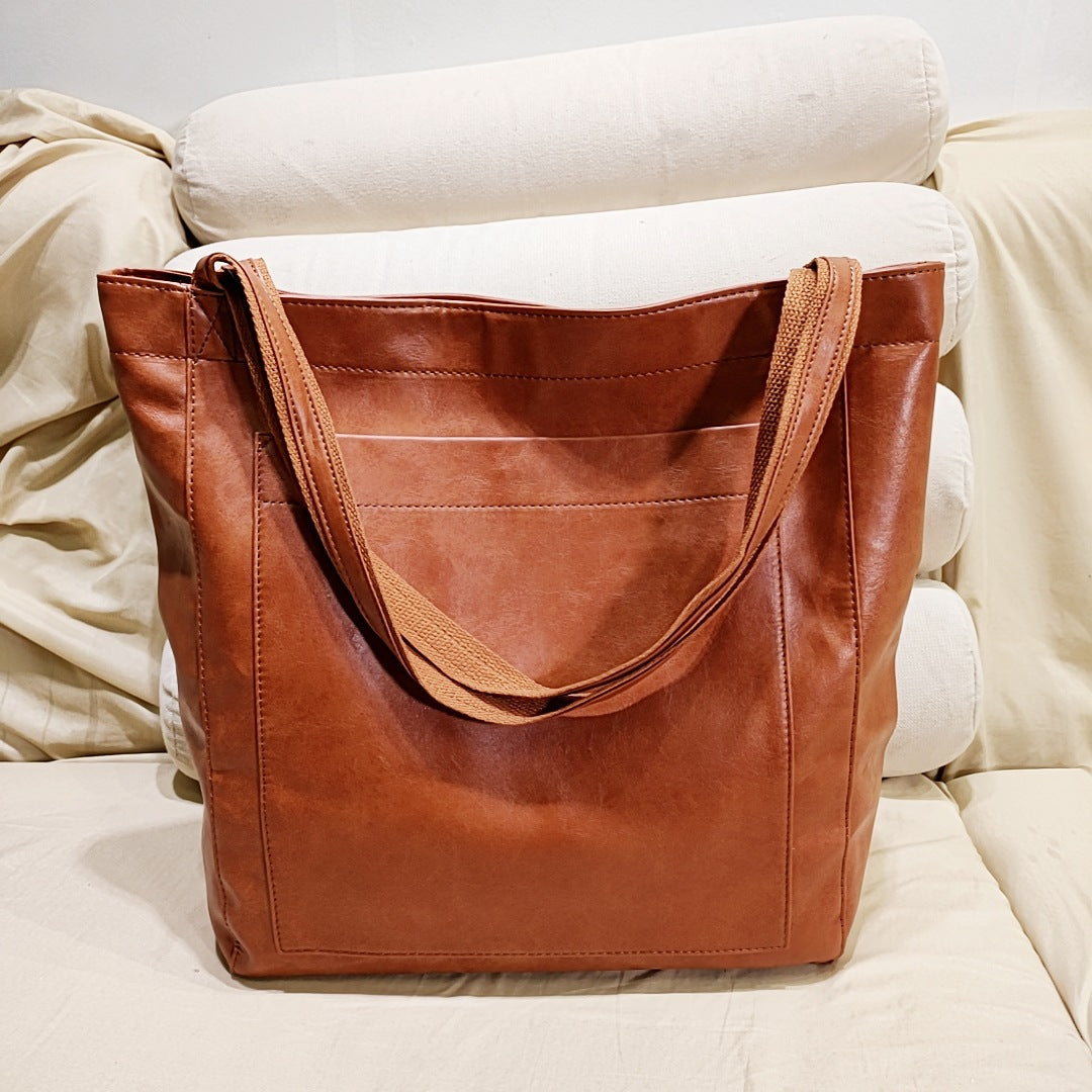 Retro Large Capacity Crossbody Bag