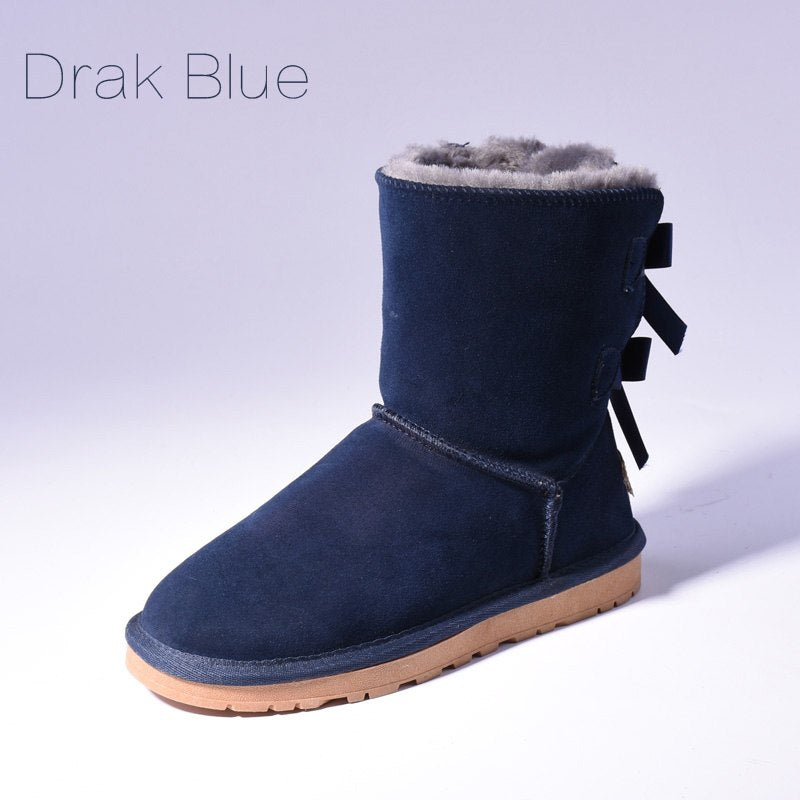 Women's Bow Detail Snow Boots