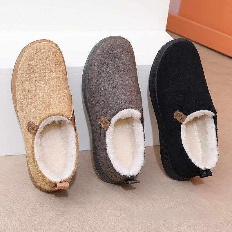 Fleece-Lined Merino Wool Slip-On Boots