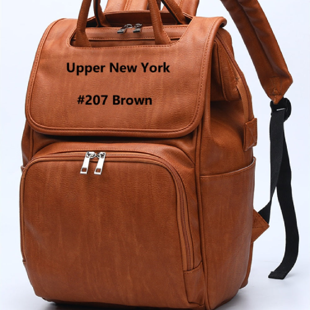 Multifunctional Large Capacity PU Backpack