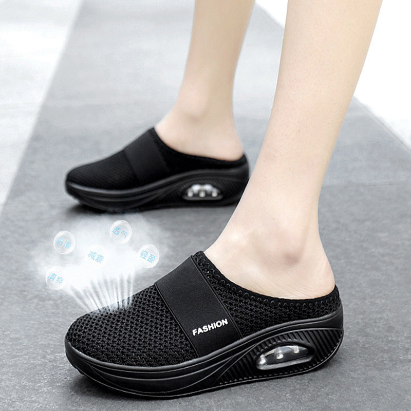 Women's Mesh Slippers Outdoor Air Cushion Shoes