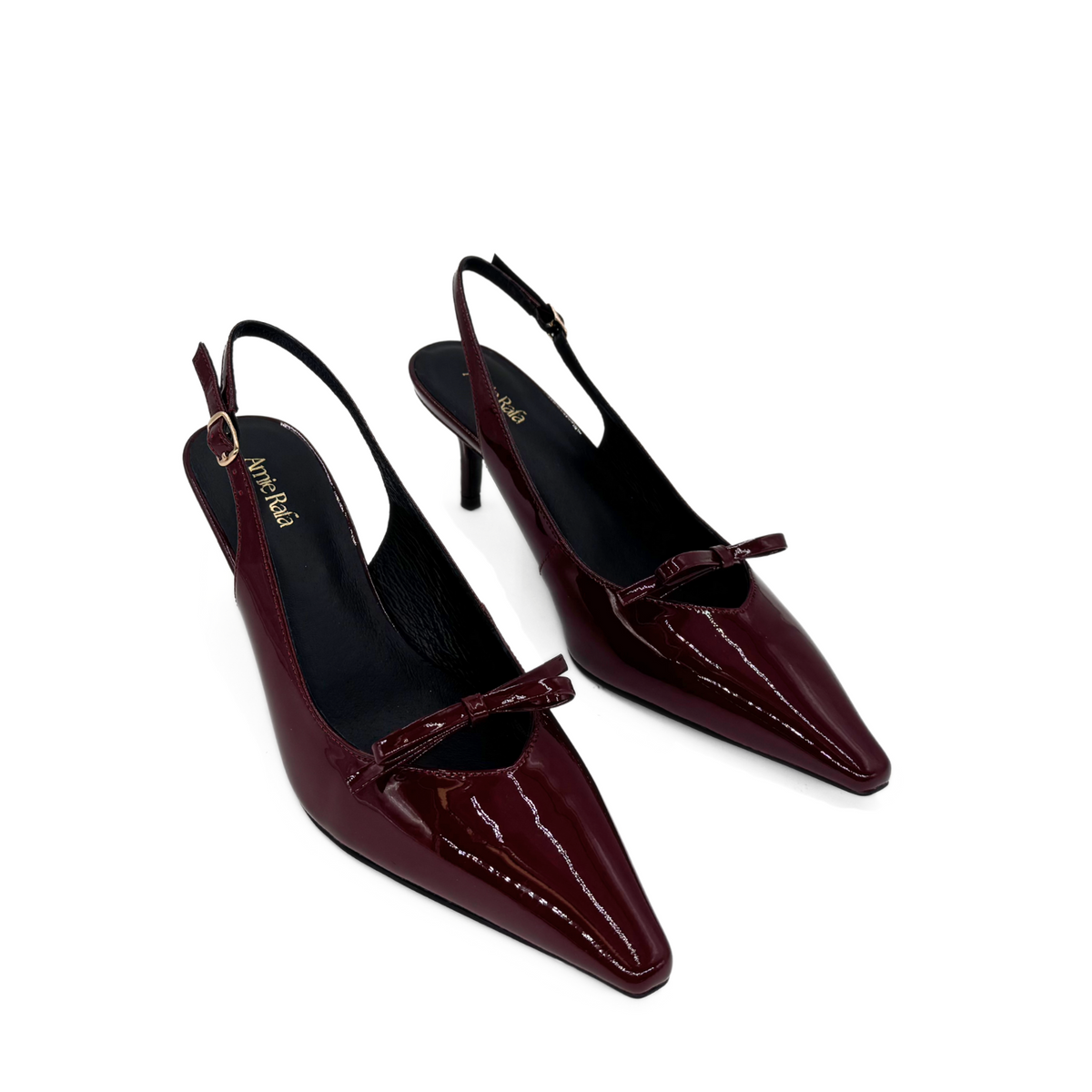Georgia Pointy Toe Bow Heels