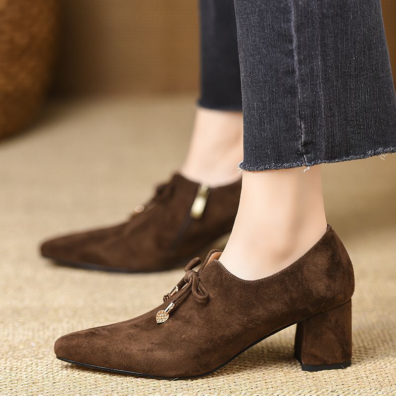Women's Chunky Heel Flats