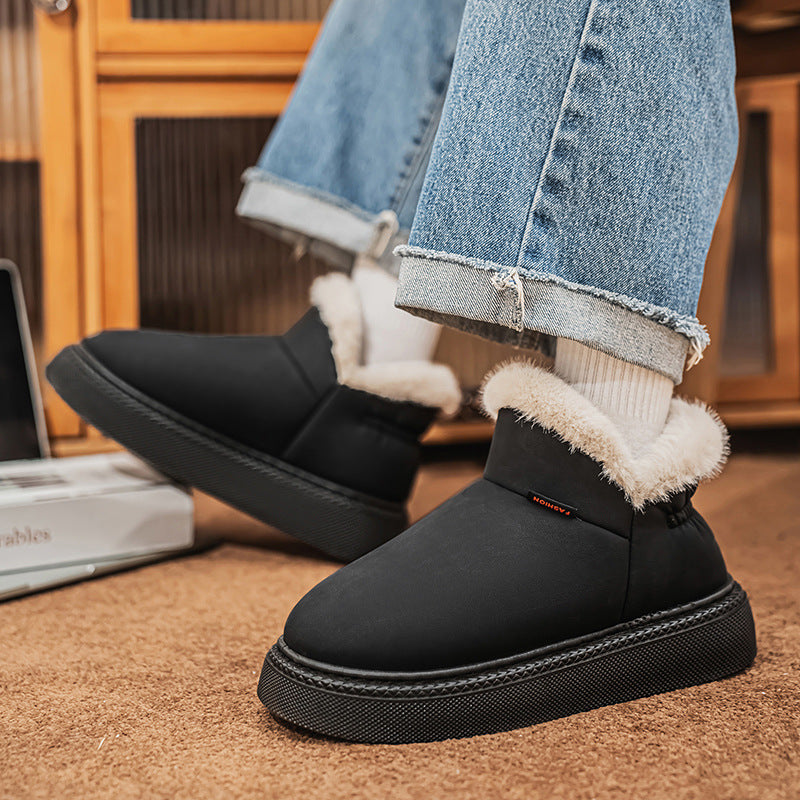 Unisex Fleece-Lined Warm Outdoor Shoes