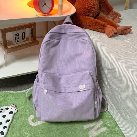 Unisex Candy-Colored Large-Capacity Travel Backpack Travel Bag