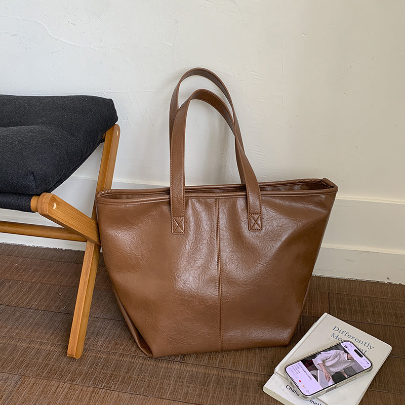 Large-Capacity Tote Handbag